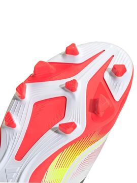 Bota Futbol Adidas F50 Club Blanco/Coral Jr