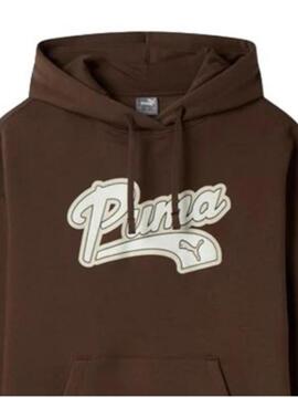 Sudadera Puma Script W Marron