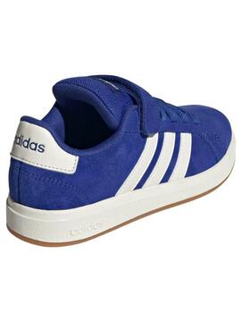 Zapatilla Adidas Grand Court 00S Azulon Niño