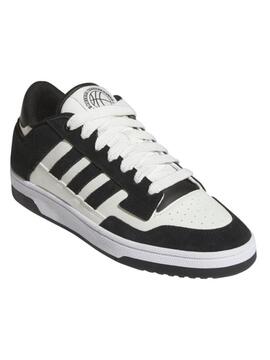 Zapatillas Adidas Rapid Court Low M Negro/Blanco