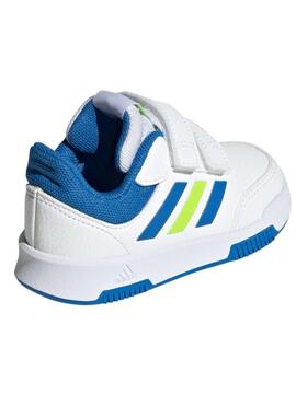 Zapatilla Adidas Tensaur Sport Blanco/Azul Bebe