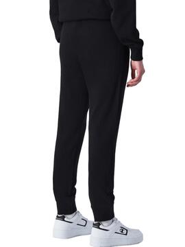 Pantalon Champion Rib Cuff FT W Negro