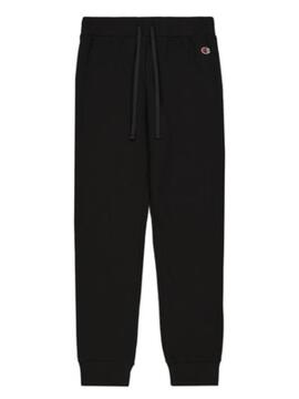 Pantalon Champion Rib Cuff FT W Negro