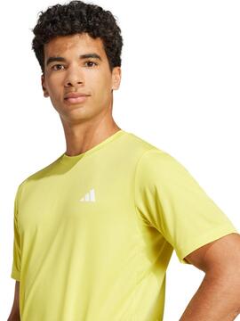 Camiseta Adidas Tecnica Base M Amarillo