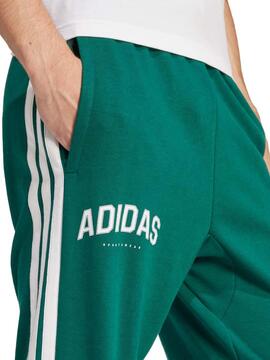 Pantalon Adidas 3S College M Verde