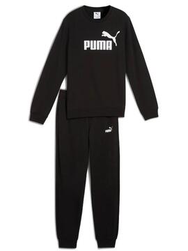 Chandal Puma Crew Negro Jr