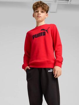 Chandal Puma Crew Rojo/Negro Jr