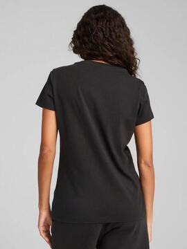 Camiseta Puma Script Negra W