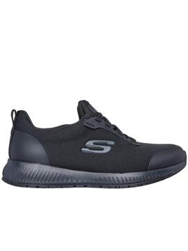 Zapatilla Skechers Work Antideslizante W Negro