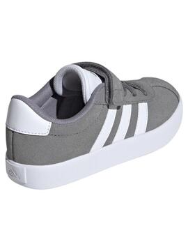 Zapatilla Adidas VL Court Gris Jr