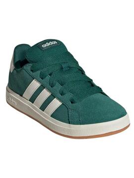 Zapatilla Adidas Grand Court 00s Verde Jr