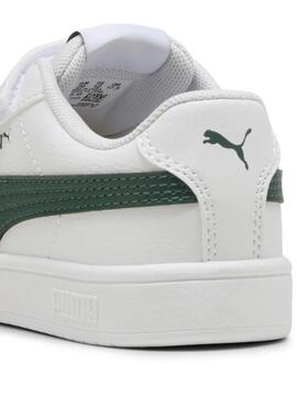 Zapatilla Puma Rickie Classic V Bco/Verde Jr