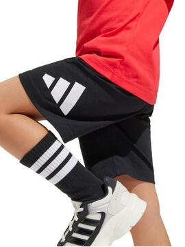 Conjunto Corto Adidas BL Rojo/Negro Jr