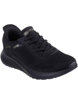 Zapatilla Skechers Bobs Squad W Negro