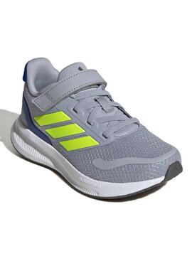 Zapatilla Adidas Runfalcon 5 Gris Jr