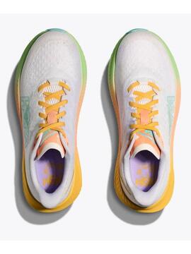 Zapatilla Hoka Mach 6 Blanca Multicolor M