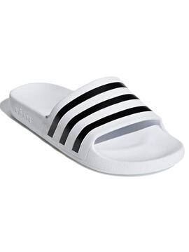 Chancla Adidas Adilette Aqua Blanco/Negro