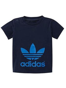 Camiseta Adidas Trefoil Marino Niño