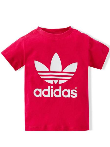 Camiseta Adidas Trefoil Rosa Niña
