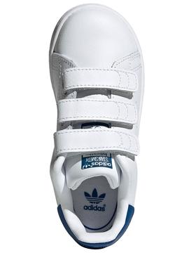 Zapatilla Adidas STAN SMITH CF I Blanco/Azul Bebé