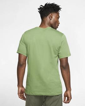camisetas nike hombre verdes