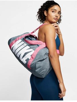 Enciclopedia anunciar escritorio Bolso Nike Gris/Rosa Mujer