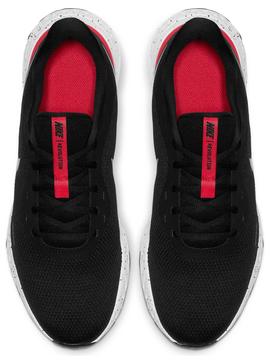 Zapatilla Nike Revolution Negro/Rojo Hombre