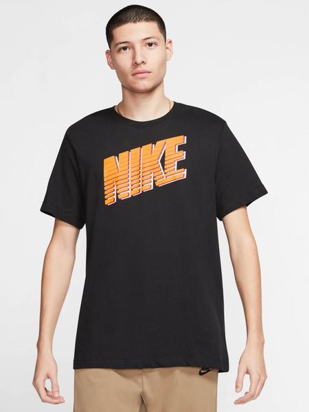 puerta Valle pueblo Camiseta Nike Negro/Naranja Hombre