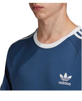 Camiseta Adidas 3STRIPES Azul Hombre
