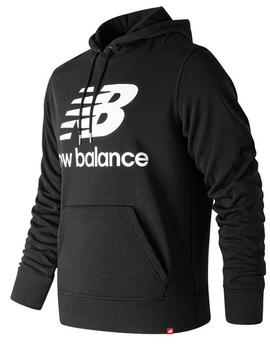 Sudadera New Balance Logo Negro Hombre