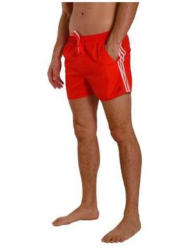 Bañador Adidas 3S Rojo Hombre