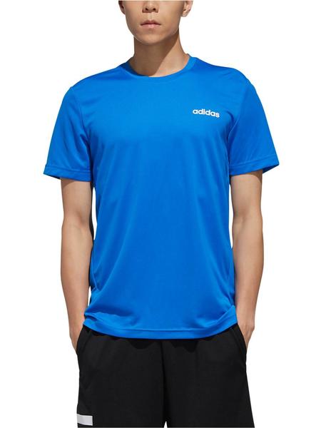 Comportamiento Viaje Maduro Camiseta Adidas Climalite Azul Hombre