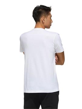 Camiseta Adidas Blanca/Rojo Hombre