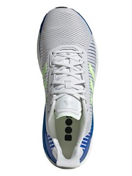 Zapatilla Adidas Solar Glide Blanco/Azul Hombre