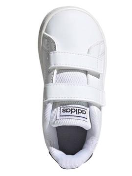 Zapatilla Adidas Advantage Blanco/Marino Niñ@