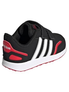 Zapatilla Adidas Vs Switch Negro/Rojo Niño