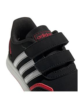 Zapatilla Adidas Vs Switch Negro/Rojo Niño