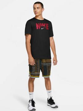 Camiseta Nike DRY Negro/Rojo Hombre