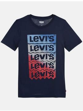 Camiseta Levis Marino Niño