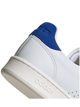 Zapatilla Adidas Advantage Blanco/Azul Hombre