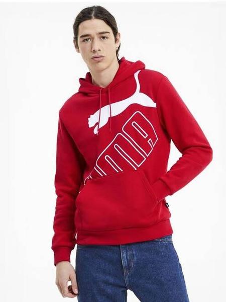 Sudadera Puma Hoodie Rojo Hombre