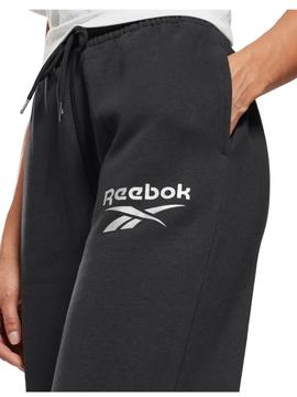 Pantalon Reebok Negro/Plata Mujer