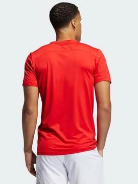 Camiseta Adidas 3S Rojo Hombre