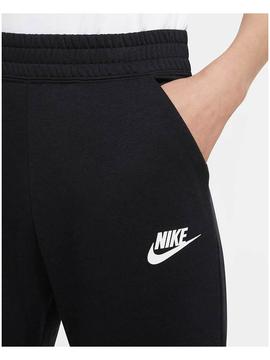 Pantalon Nike Negro Puño Gris Mujer