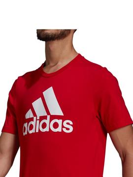 Camiseta Adidas Bos Rojo Hombre