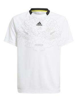 Camiseta Adidas Tecnica Blanco Niño