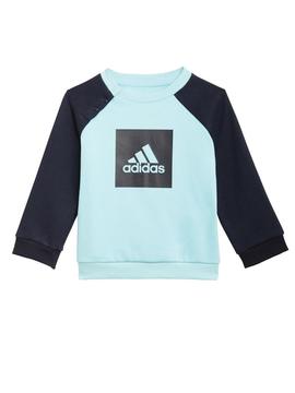 Chandal Adidas Azul/Negro Bebe