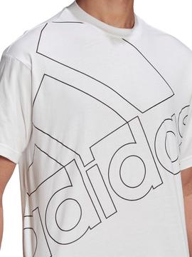 Camiseta Adidas Logo Blanco Hombre