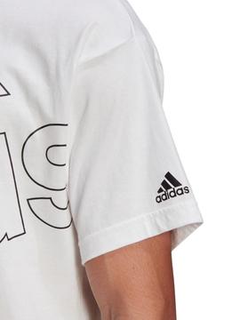 Camiseta Adidas Logo Blanco Hombre