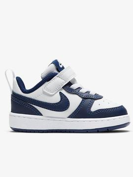 Zapatilla Nike Court Borought Blanco/ Azul
